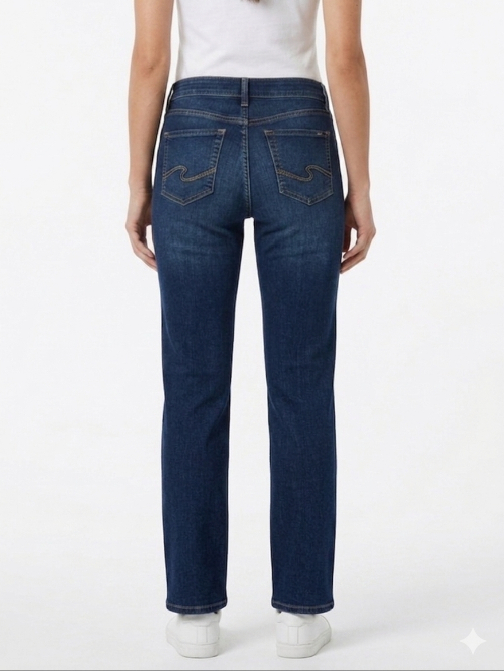 Silver Jeans Womens SUKI Straight Leg Dark Denim Wash Jeans W30x33L